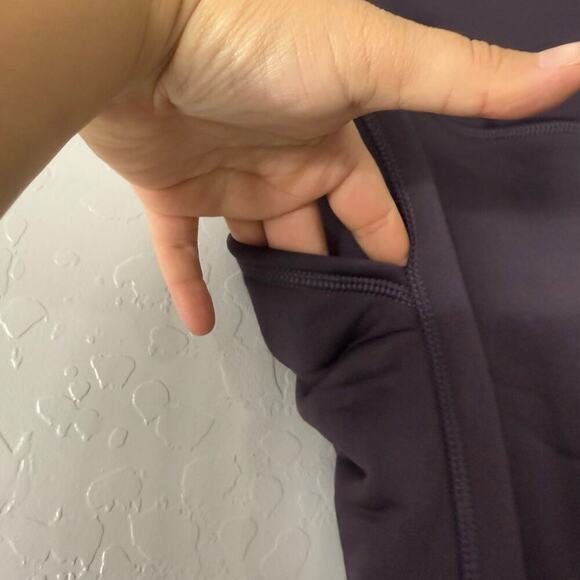 Old Navy High-Waisted UltraCoze Leggings, Purple, S Petite - Picture 7 of 7